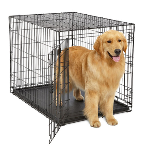 42" CONTOUR SINGLE DOOR DOG CRATE, MID-WEST