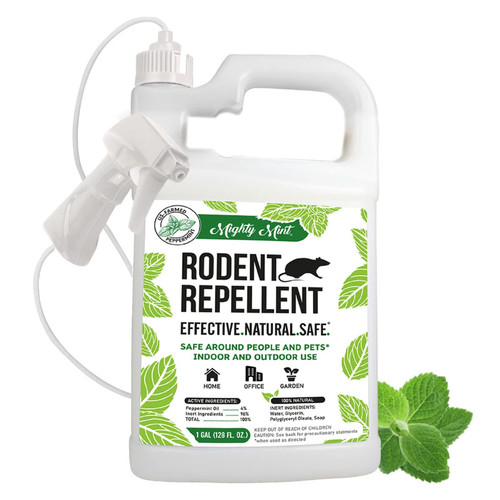 MIGHTY MINT RODENT REPELLENT RTU SPRAY, 1Gal