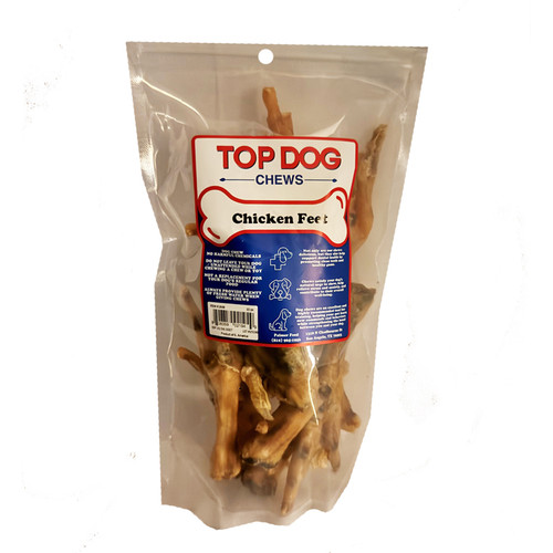 10pk CHICKEN FEET, TOP DOG
