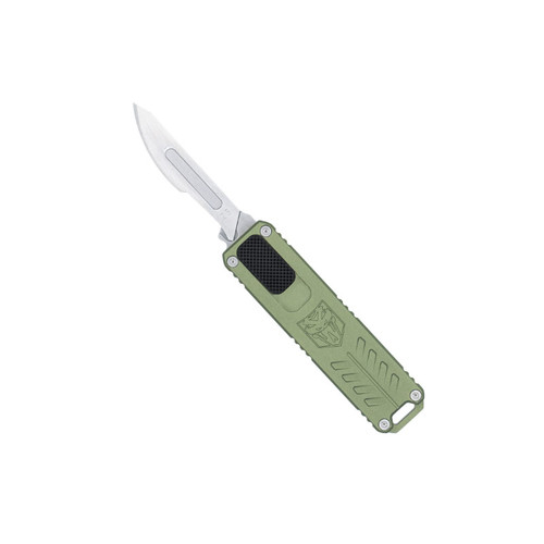 KNIFE COBRATEC OTF SCALPEL, OD GREEN, CTOTFSCPODG