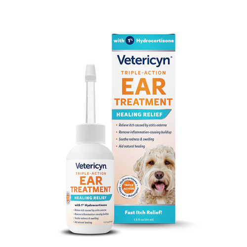 VETERICYN TRIPLE ACTION EAR TREATMENT 1.5oz