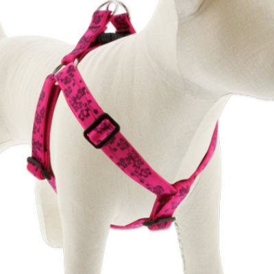 LUPINE, 1" 19-28" PLUM BLOSSOM, STEP IN HARNESS FOR DOGS