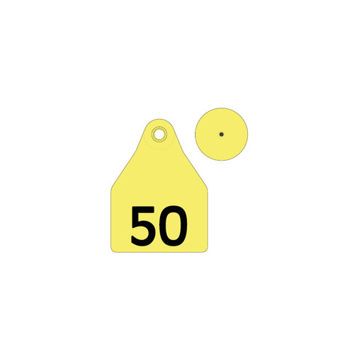 SHEARWELL TAGS LARGE YELLOW 26-50