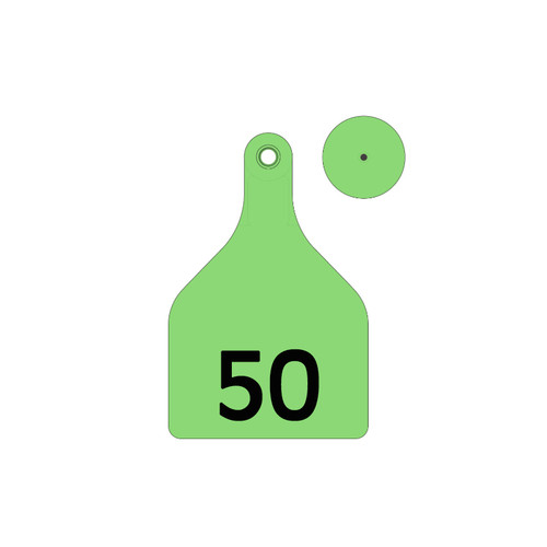 SHEARWELL TAGS XLARGE GREEN 26-50