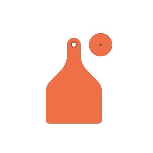SHEARWELL TAGS XLARGE ORANGE BLANK