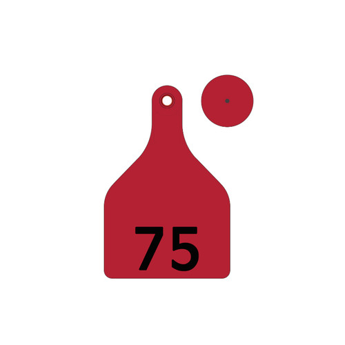 SHEARWELL TAGS XLARGE RED 51-75
