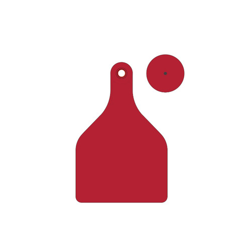 SHEARWELL TAGS XLARGE RED BLANK