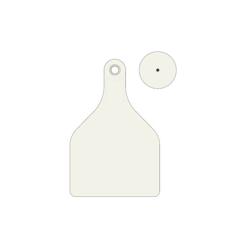 SHEARWELL TAGS XLARGE WHITE BLANK