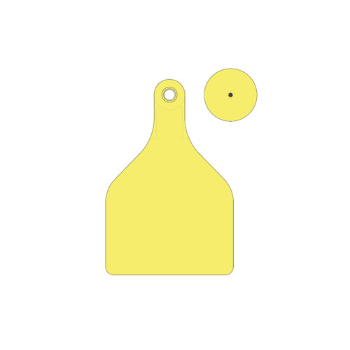 SHEARWELL TAGS XLARGE YELLOW BLANK