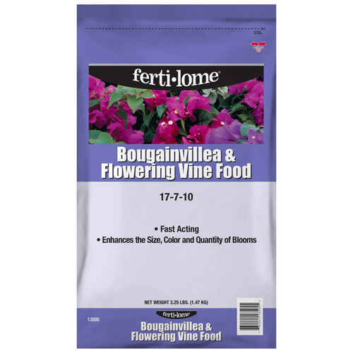 FERTILOME BOUGAINVILLEA & FLOWERING VINE FOOD 17-7-10 3.25 lbs