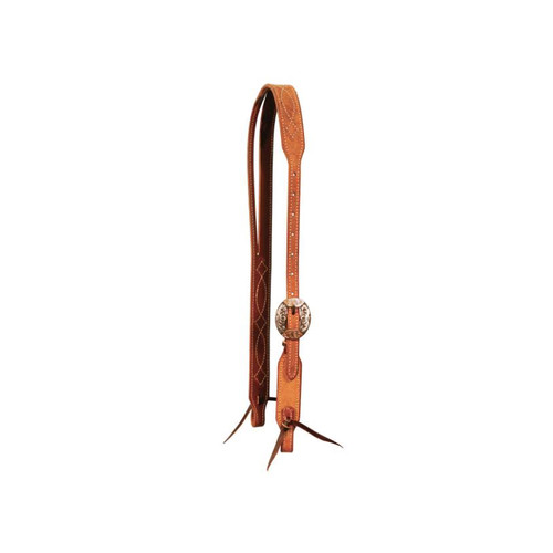 PINEAPPLE KNOT SLIP EAR HEADSTALL, PROFESSIONAL'S CHOICE