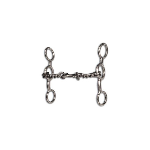 SHORT SHANK BIT, DOGBONE, CHEEK 5", MOUTHPIECE 5 1/8"