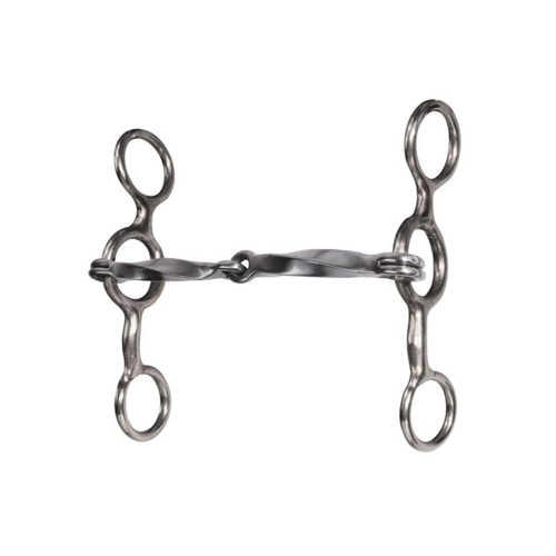 SHORT SHANK BIT, SLOW TWIST, CHEEK 5", MOUTH 5 1/8"