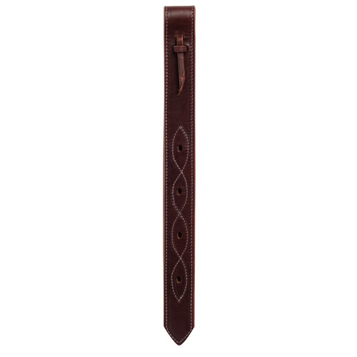 BURGUNDY LATIGO OFF BILLETS, DOUBLED AND FIGURE 8 STITCHING, 1 ¾”, 30501-39-06