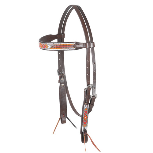 BEADED WAVE BROWBAND HEADSTALL, GALLUP