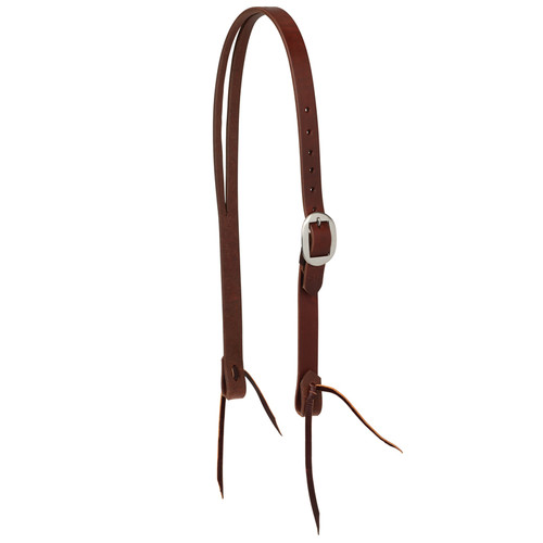 STS RANCH SIGNATURE TACK HARNESS LEATHER SPLIT EAR HEADSTALL, RANGER BUCKLE, 1”  10104-91