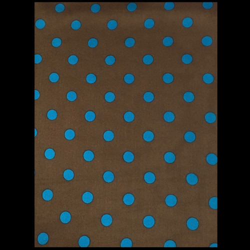 WILD RAG, COWBOY POLKA DOT MOCHA SILK