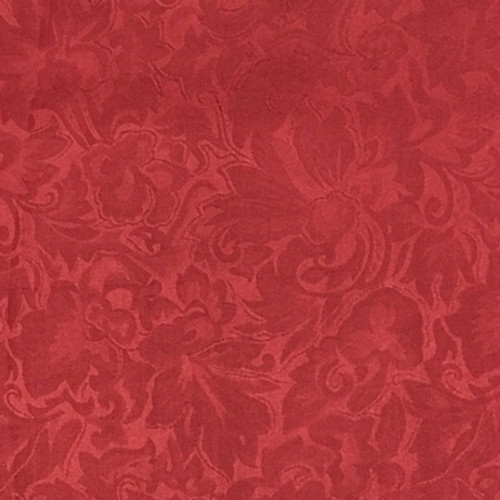 WILD RAG, JACQUARD RED 100% SILK