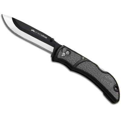 KNIFE RAZORLITE 3.5" REPLACEABLE BLADE HUNTING KNIFE, GRAY, Outdoor Edge Knives