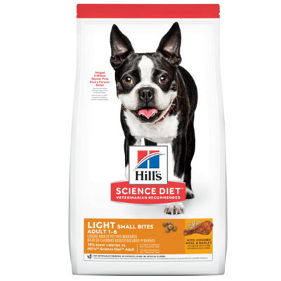 SD DOG ADULT LIGHT SMALL BITES DOG FOOD, 30LB, 603939