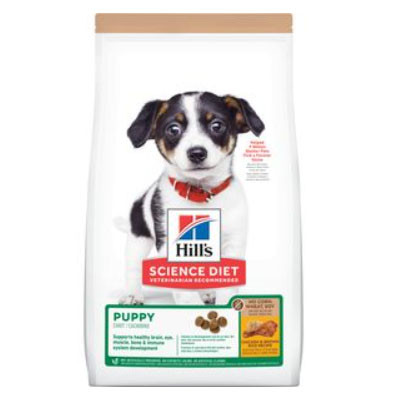 SD PUPPY NO CORN, WHEAT OR SOY DRY DOG FOOD, CHICKEN AND BROWN RICE RECIPE, 4lb, 604929