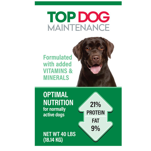 TOP DOG MAINTENANCE 21/9 40#
(GREEN TAG)