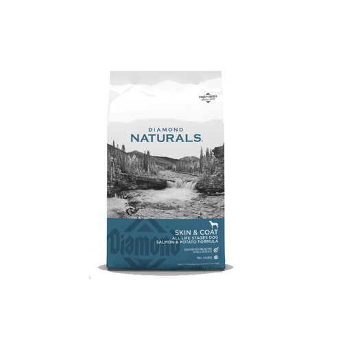 DIAMOND NATURAL, ALL LIFE STAGES,  SKIN & COAT, SALMON & POTATO FORMULA 30#