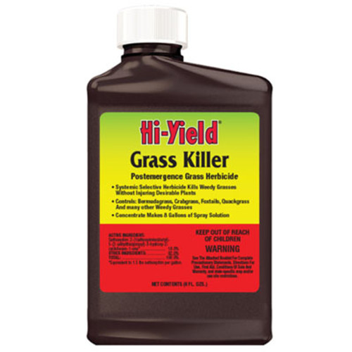 HI-YIELD GRASS KILLER 8oz, POSTEMERGENCE GRASS KILLER