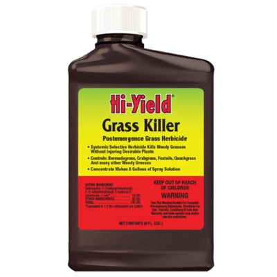 HI-YIELD GRASS KILLER 8oz, POSTEMERGENCE GRASS KILLER