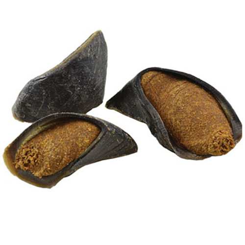 STUFFED BEEF HOOVES, PEANUT BUTTER FLAVORS, JONES ALL-NATURAL CHEWS