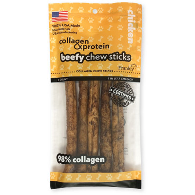 BEEFY STICKS CHICKEN FLAVOR 7"