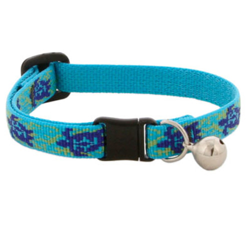 LUPINE, 8-12" WITH BELL TURTLE REEF, CAT COLLAR