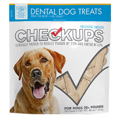 DENTAL CHECKUPS DOG TREATS 3LB