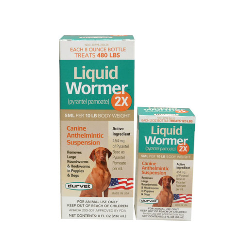 LIQUID WORMER 2X -LARGE DOG 2oz