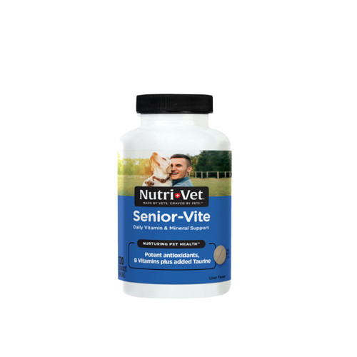 NUTRI-VET SENIOR VITALITY MULTI VITAMIN,  120CT, SOFT CHEWS