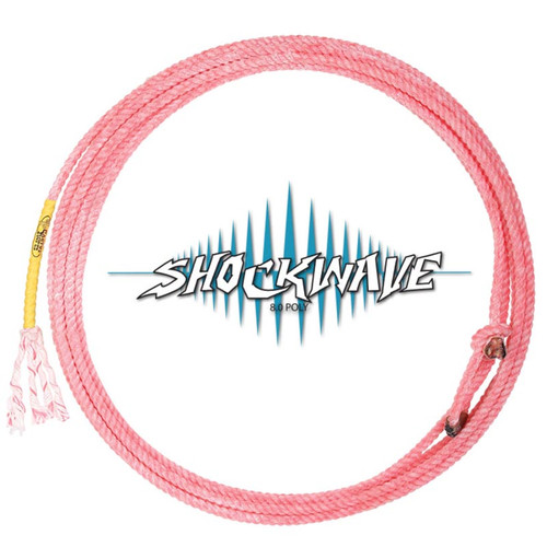 SHOCKWAVE, 4-STRAND, 8.0 POLY, 28' KID ROPE, ASSORTED COLORS