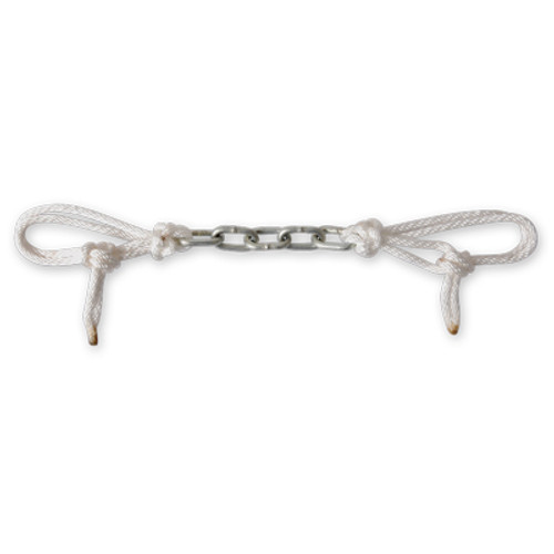 STRING AND DOG LINK CHAIN CURB STRAP