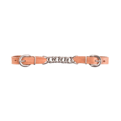 HARNESS AND FLAT LINK CHAIN CURB STRAP