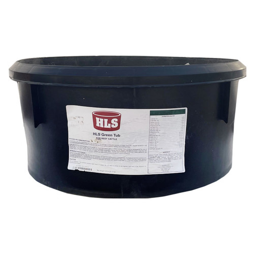 *SO HLS "THE GREEN TUB" 125# TUB WHEAT BLOAT/TETANY TUB