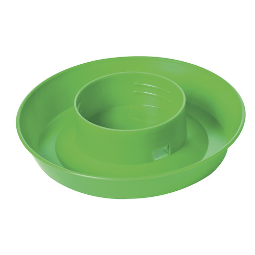 LITTLE GIANT MASON JAR BASE-SCREW ON #740 LIME GREEN BASE FOR WATERER