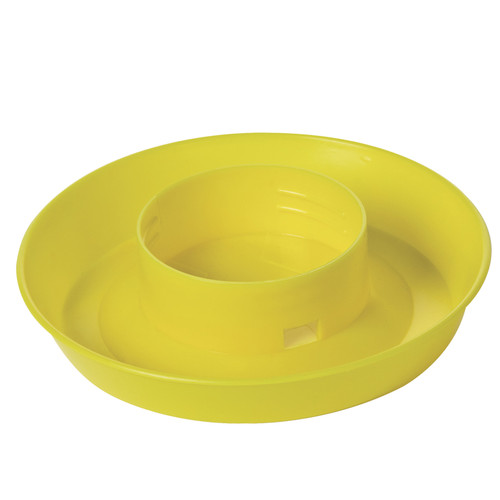 LITTLE GIANT MASON JAR BASE-SCREW ON #740 YELLOW BASE FOR WATERER