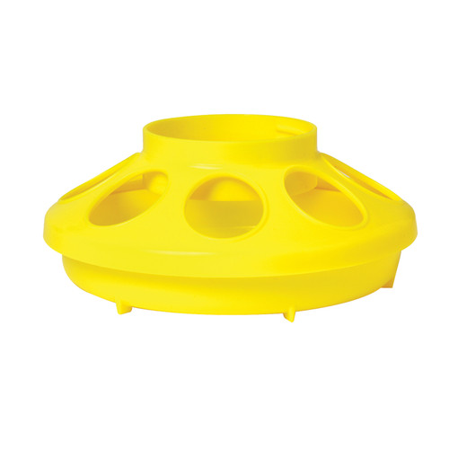 LITTLE GIANT PLASTIC FEEDER - BASE ONLY YELLOW #806