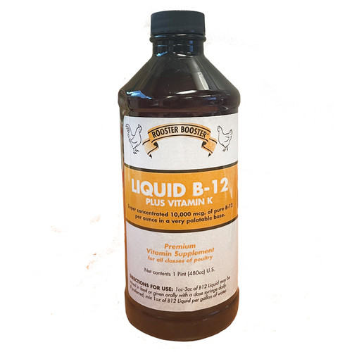 ROOSTER BOOSTER LIQUID B- 12 PLUS VITAMIN K 16OZ