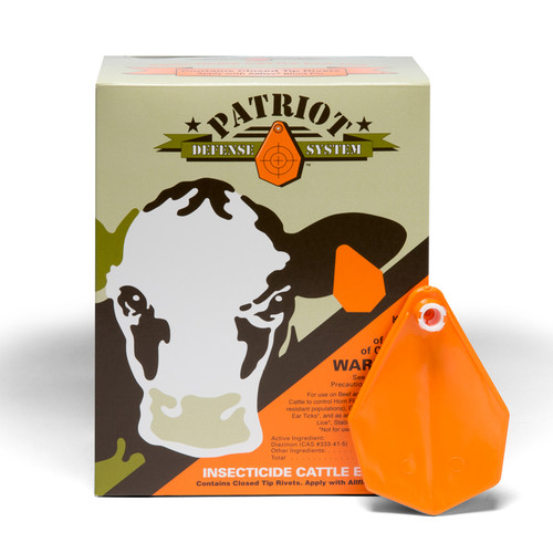PATRIOT INSECTICIDE EAR TAG, 20pk