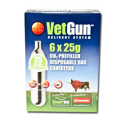 AIM VETGUN CO2 REFILL 6PK