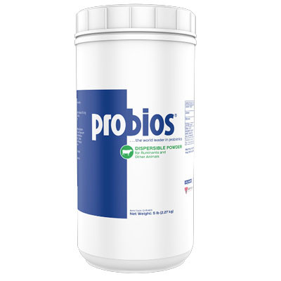 PROBIOS DISPERSIBLE POWDER 5lb, FOR RUMINANTS AND OTHER ANIMALS