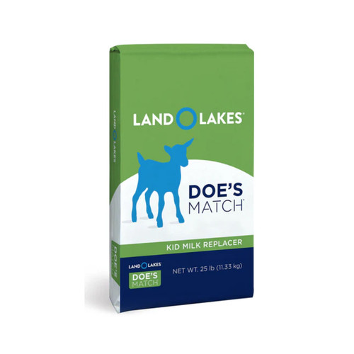 LAND O LAKES DOE'S MATCH KID MILK REPLACER, MEDICATED, 25lb