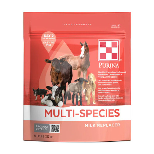 PURINA MULTI-SPECIES MILK REPLACER, 8lb BAG