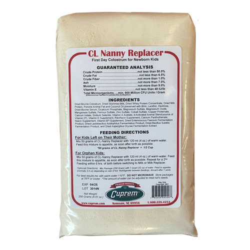 CUPREM CL NANNY REPLACER 250g