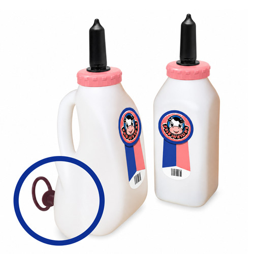 BOTTLE, PINK FEEDERS NURSER HANDLE 2QT